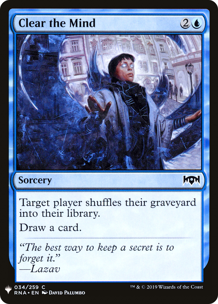 Clear the Mind (LIST-RNA-34)