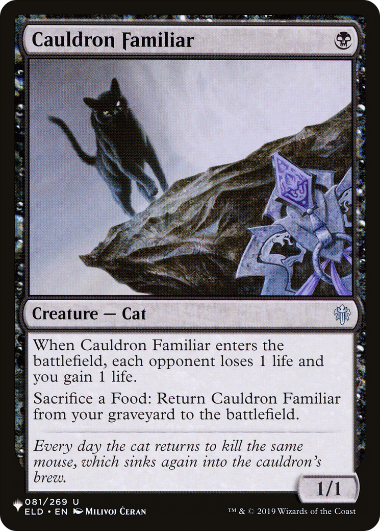 Cauldron Familiar (LIST-ELD-81)