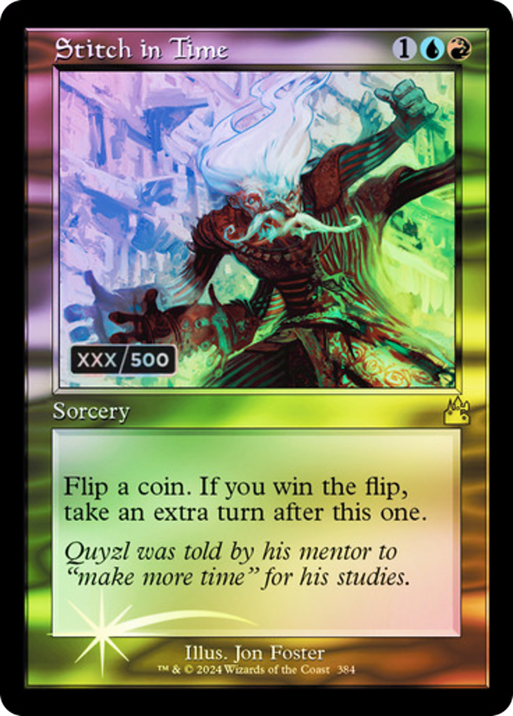Stitch in Time (RVR-384Z) (Foil) (Serialized)