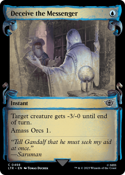 Deceive the Messenger (LTR-498) (Showcase) (Scroll) (Foil)