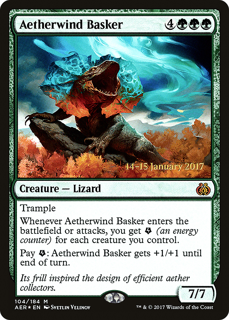 Aetherwind Basker (PRE-104S) (Foil)