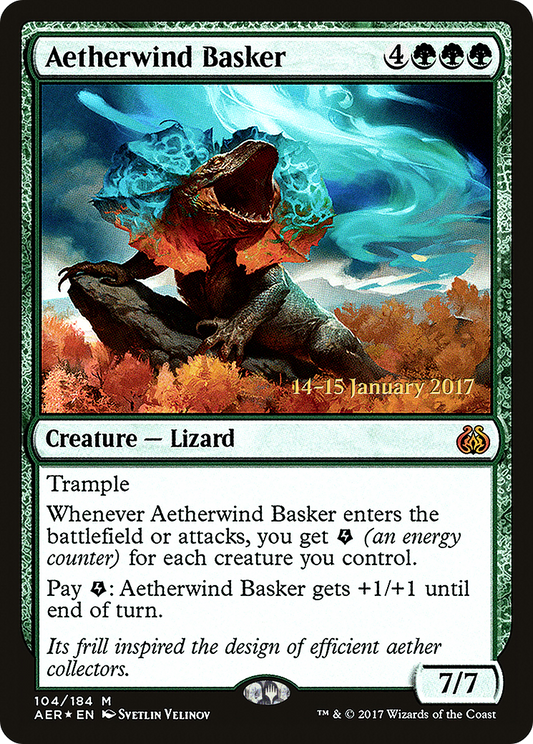Aetherwind Basker (PRE-104S) (Foil)