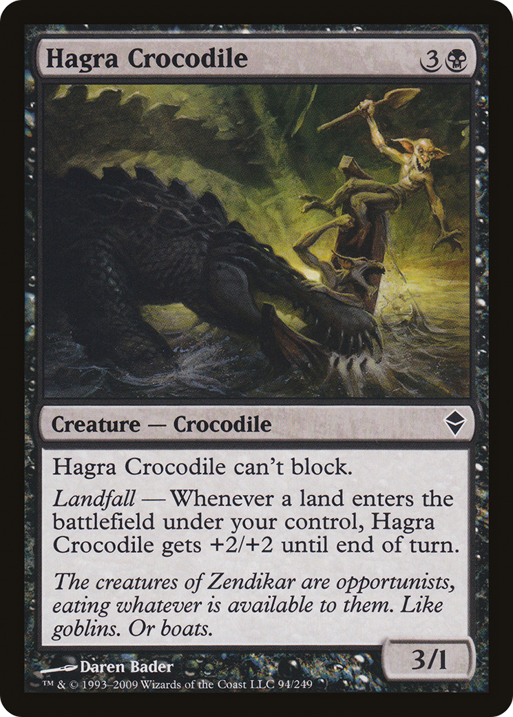 Hagra Crocodile (ZEN-094) (Foil)