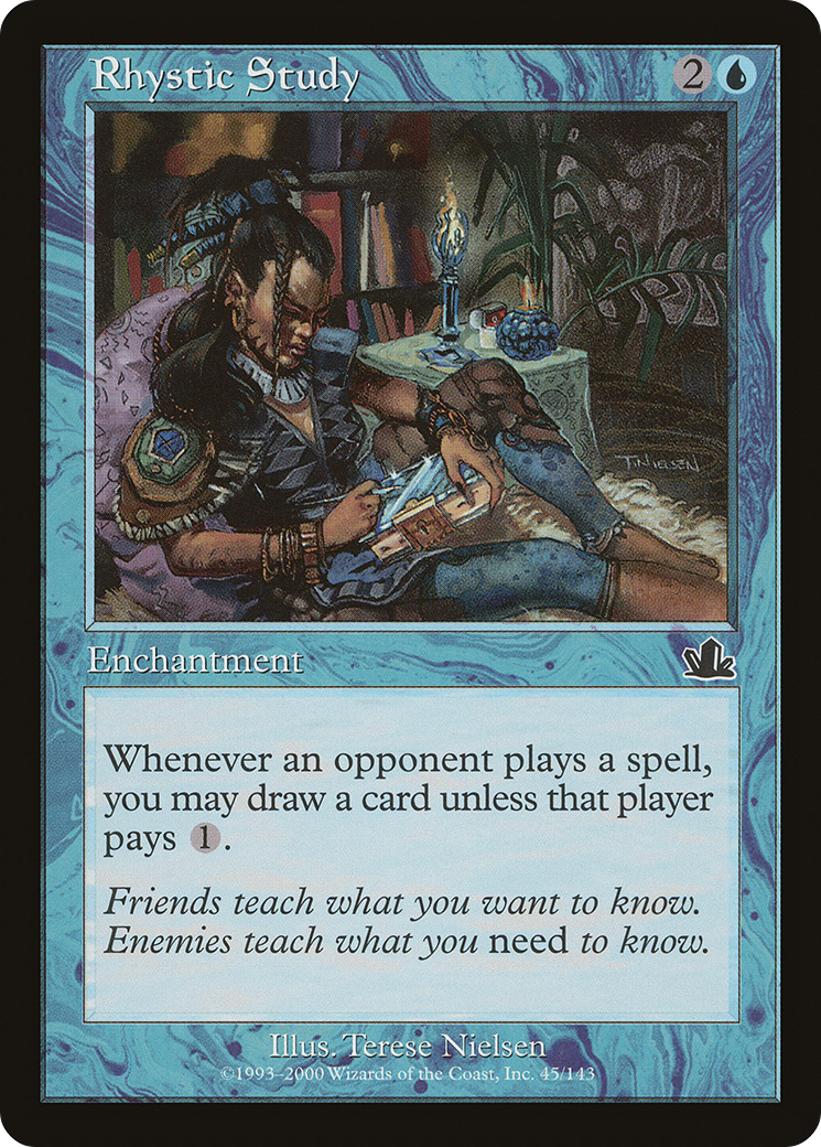 Rhystic Study (PCY-045) (Foil)
