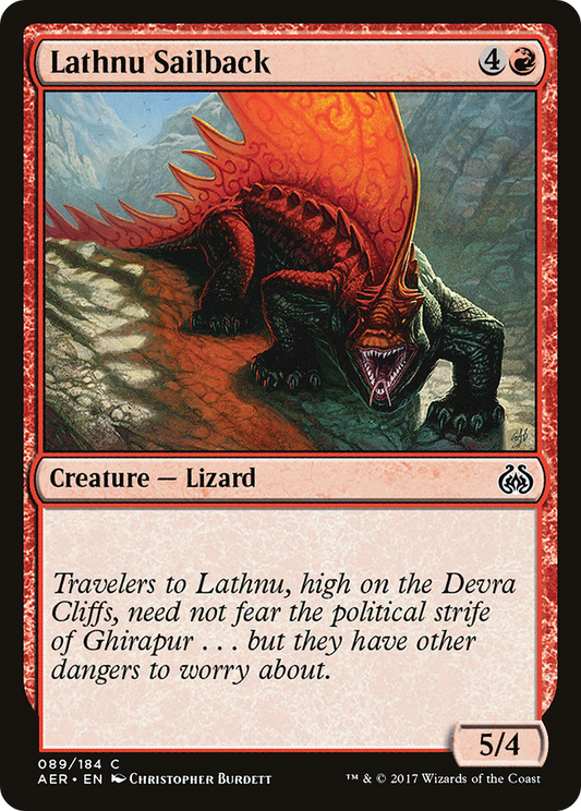Lathnu Sailback (AER-089) (Foil)