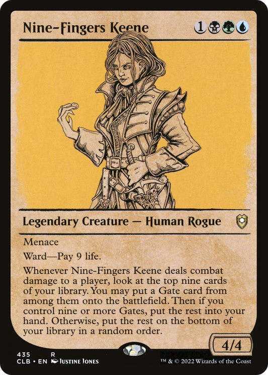 Nine-Fingers Keene (CLB-435) (Showcase) (Foil)