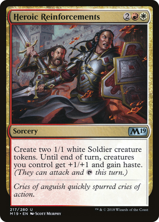 Heroic Reinforcements (M19-217) (Foil)