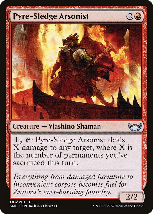 Pyre-Sledge Arsonist (SNC-118)