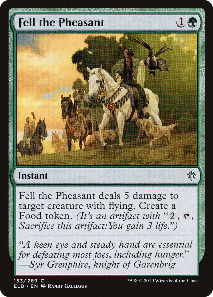 Fell the Pheasant (ELD-153) (Foil)