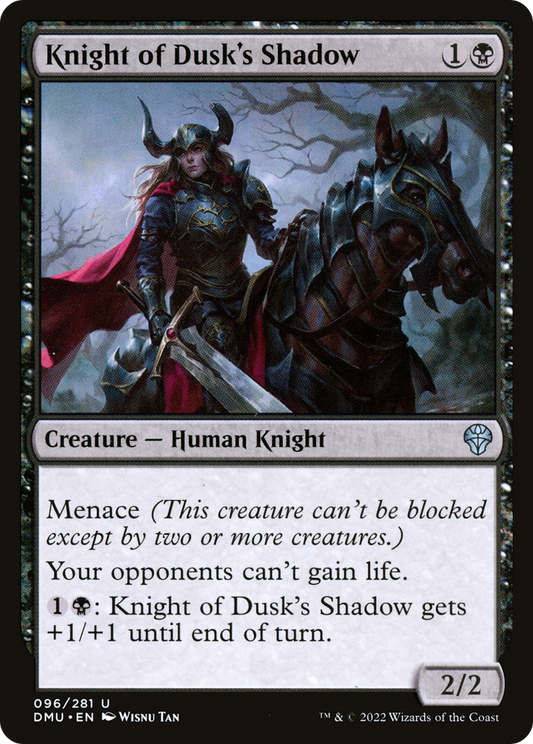 Knight of Dusk's Shadow (DMU-096) (Foil)