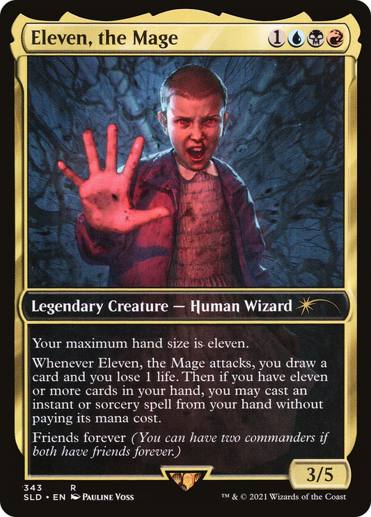 Eleven, the Mage / Cecily, Haunted Mage (SLD-343) (Foil)
