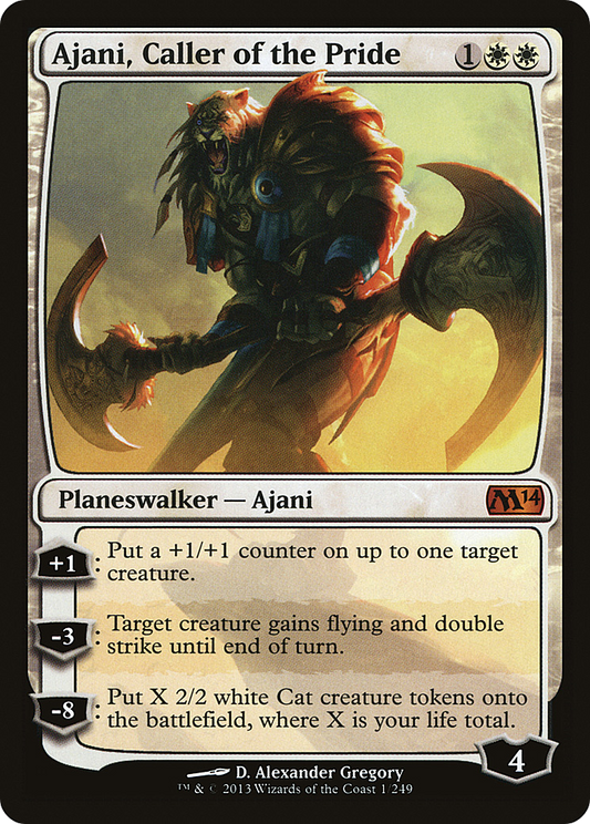 Ajani, Caller of the Pride (M14-001) (Foil)