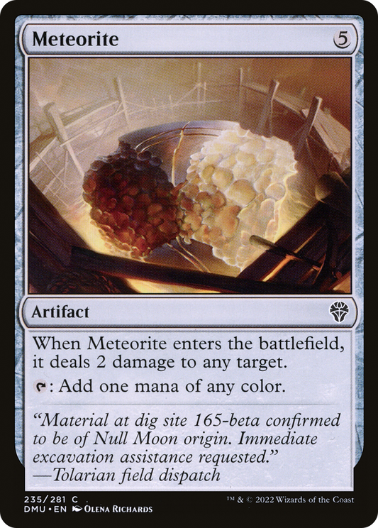 Meteorite (DMU-235) (Foil)
