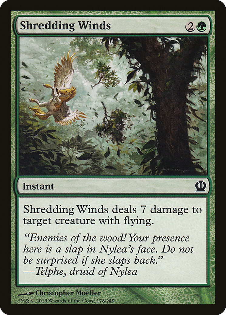 Shredding Winds (THS-178) (Foil)