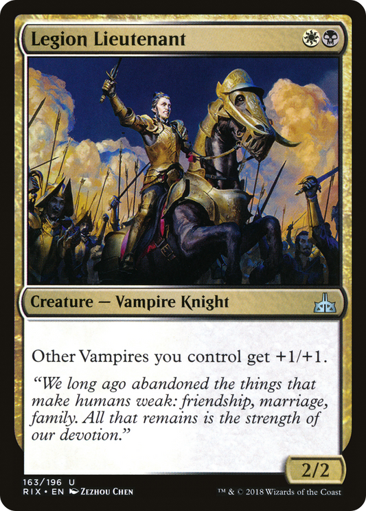 Legion Lieutenant (RIX-163) (Foil)