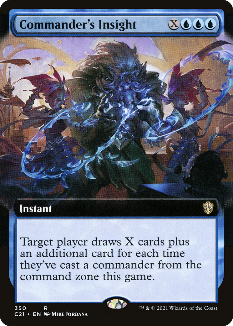 Commander's Insight (C21-350) (Extended Art)