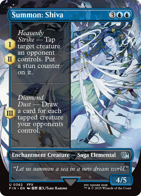 Summon: Shiva (FIN-362) (Borderless)