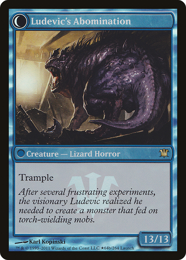 Ludevic's Test Subject // Ludevic's Abomination (LARP-64★) (Foil)