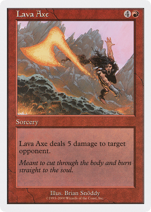 Lava Axe (S00-031)