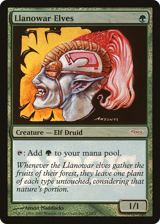 Llanowar Elves (WPN-009) (Foil)