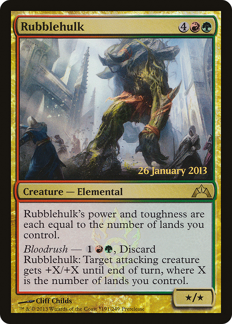 Rubblehulk (PRE-191★) (Foil)
