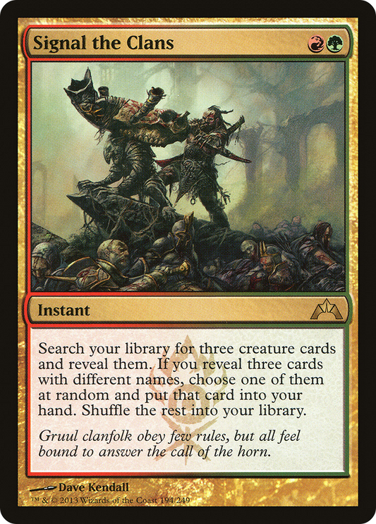 Signal the Clans (GTC-194)