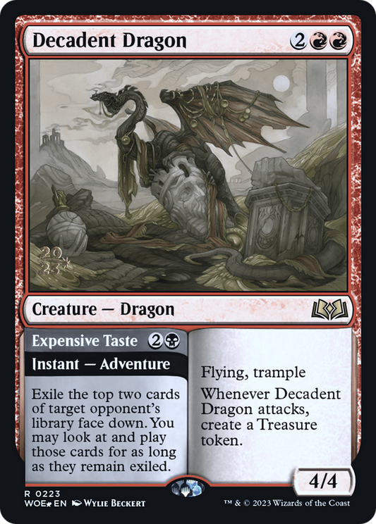 Decadent Dragon // Expensive Taste (PRE-223S) (Foil)