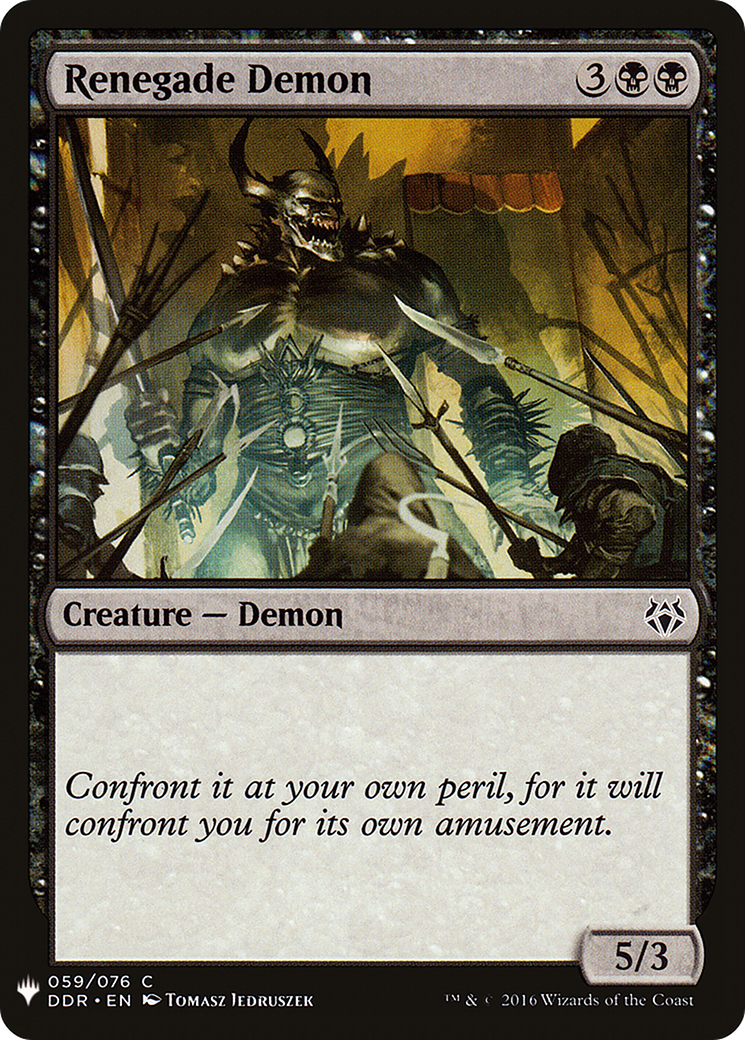 Renegade Demon (LIST-DDR-59)