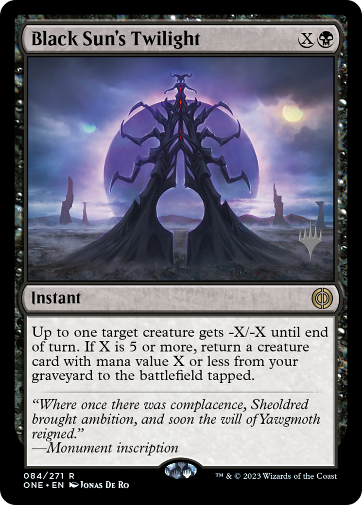 Black Sun's Twilight (PPONE-84P) (Foil)
