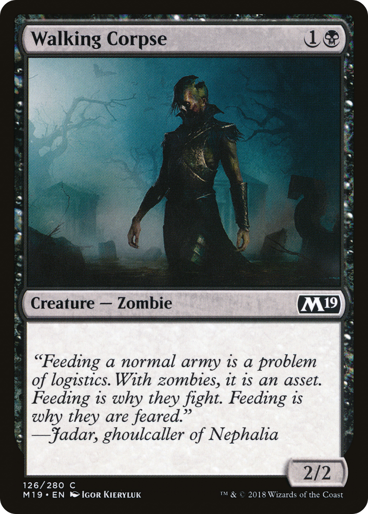 Walking Corpse (M19-126) (Foil)