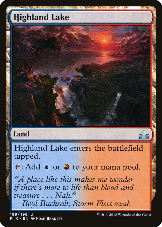Highland Lake (RIX-189) (Foil)