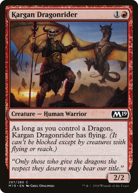 Kargan Dragonrider (M19-297)