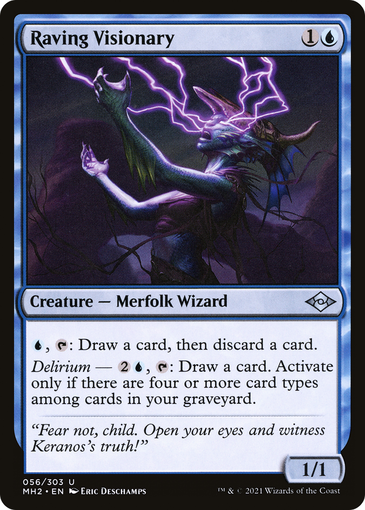 Raving Visionary (MH2-056) (Foil)