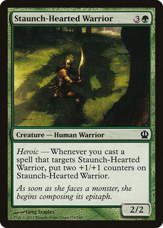 Staunch-Hearted Warrior (THS-179) (Foil)