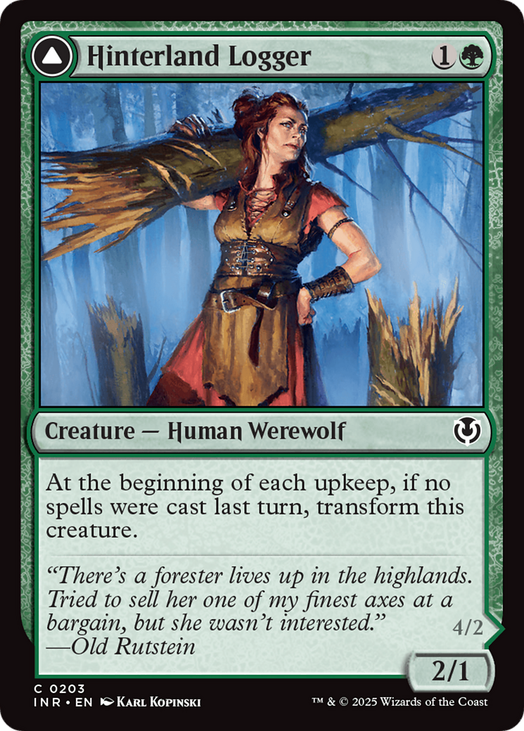 Hinterland Logger // Timber Shredder (INR-203) (Foil)