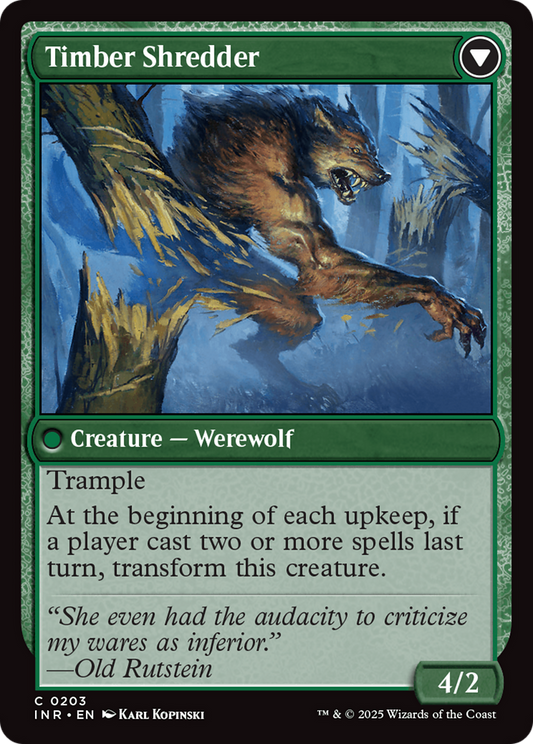 Hinterland Logger // Timber Shredder (INR-203) (Foil)