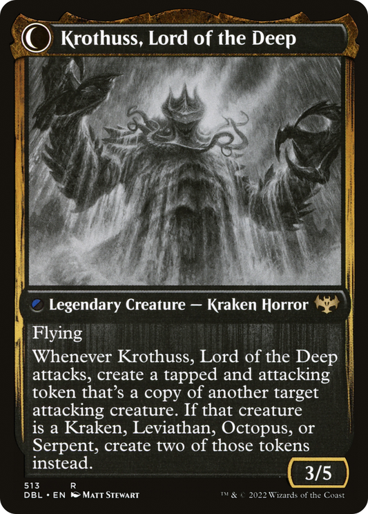 Runo Stromkirk // Krothuss, Lord of the Deep (DBL-513) (Foil)