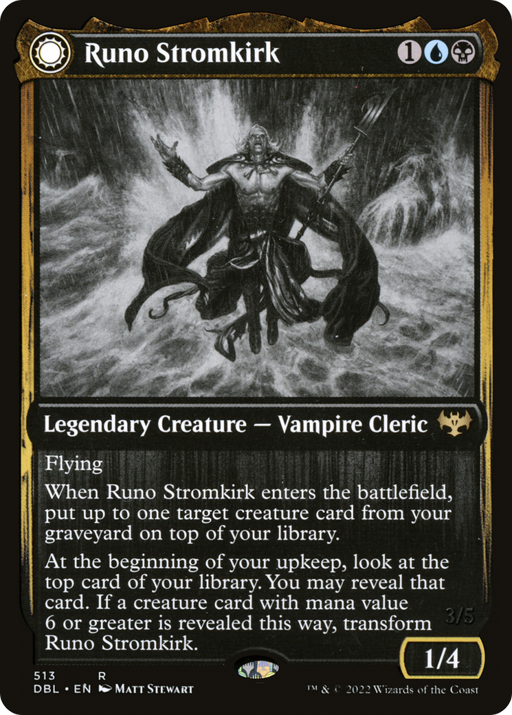 Runo Stromkirk // Krothuss, Lord of the Deep (DBL-513) (Foil)
