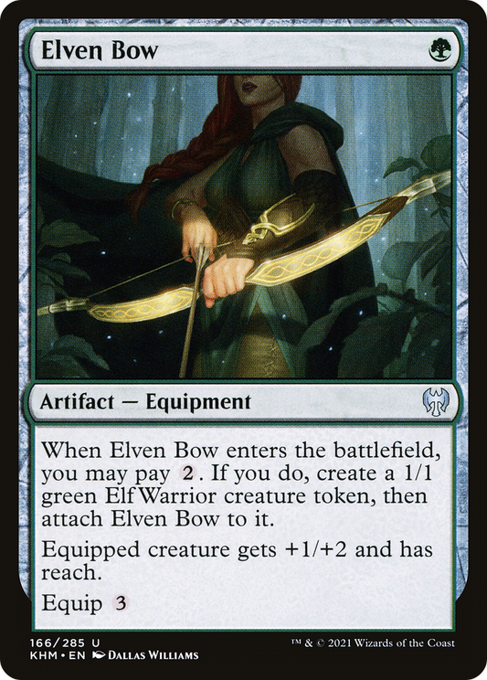 Elven Bow (KHM-166) (Foil)