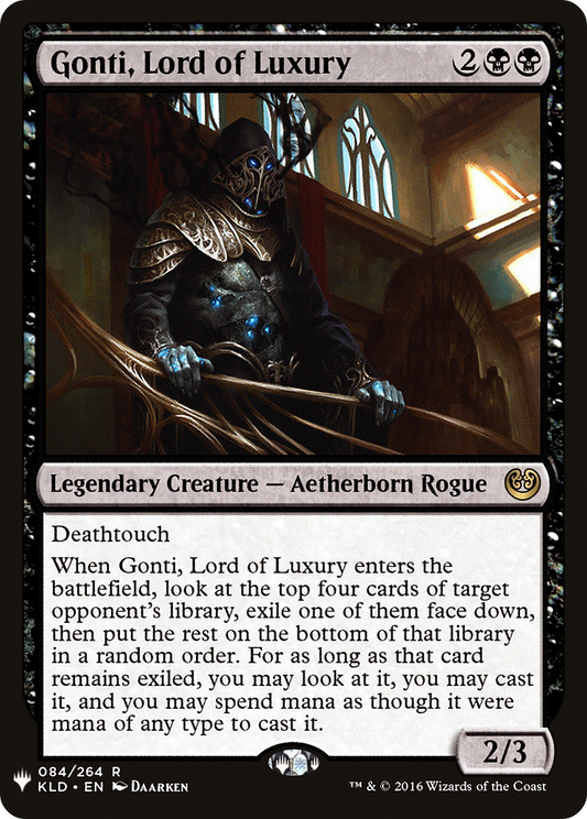 Gonti, Lord of Luxury (LIST-KLD-84)