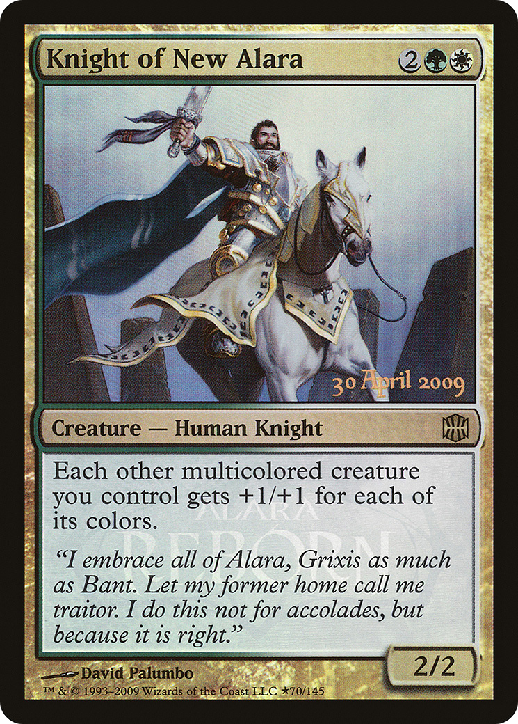 Knight of New Alara (LARP-70★) (Foil)