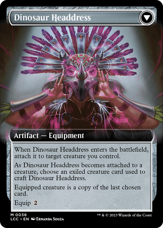 Paleontologist's Pick-Axe // Dinosaur Headdress (LCC-036) (Extended Art)