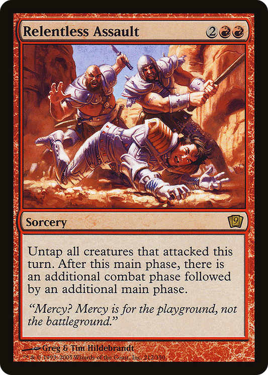 Relentless Assault (9ED-212★) (Foil)