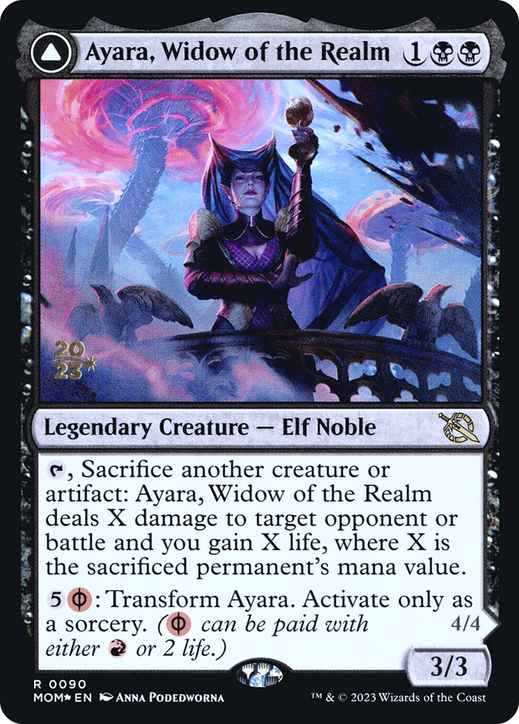 Ayara, Widow of the Realm // Ayara, Furnace Queen (PRE-90S) (Foil)