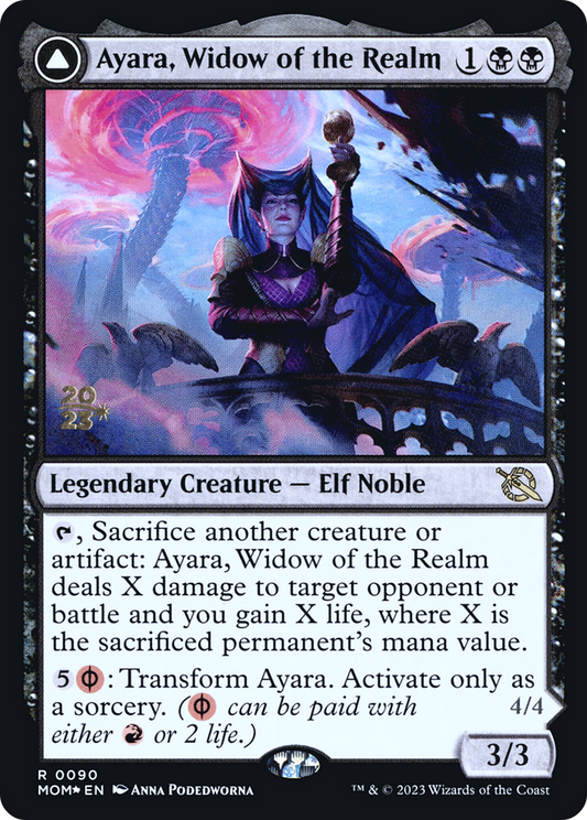 Ayara, Widow of the Realm // Ayara, Furnace Queen (PRE-90S) (Foil)