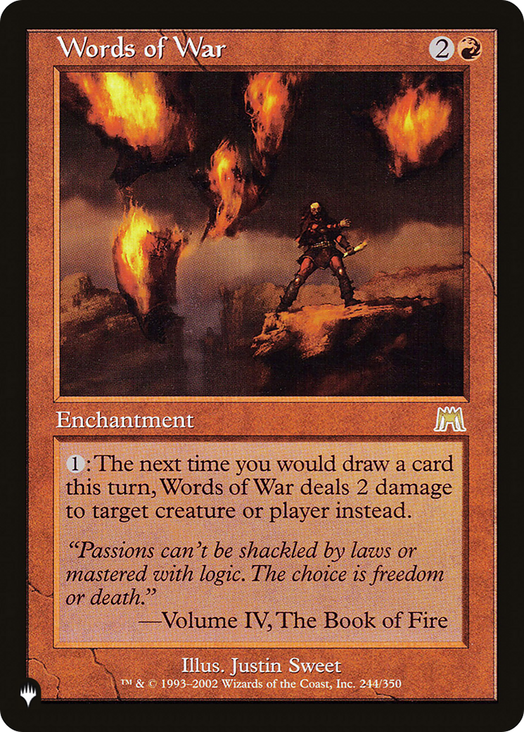 Words of War (LIST-ONS-244)