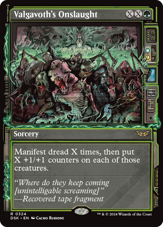 Valgavoth's Onslaught (DSK-324) (Showcase) (Foil)