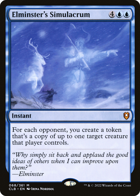 Elminster's Simulacrum (CLB-068) (Foil)