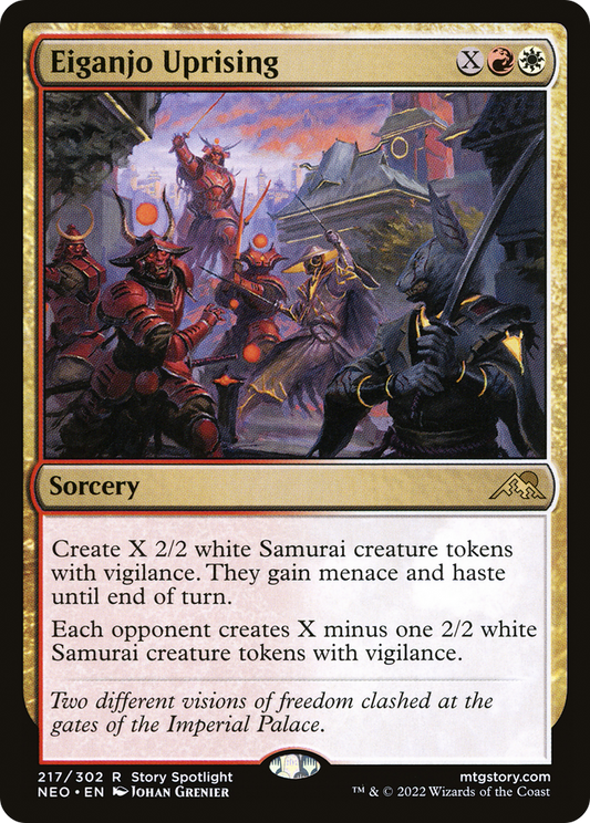 Eiganjo Uprising (NEO-217) (Foil)
