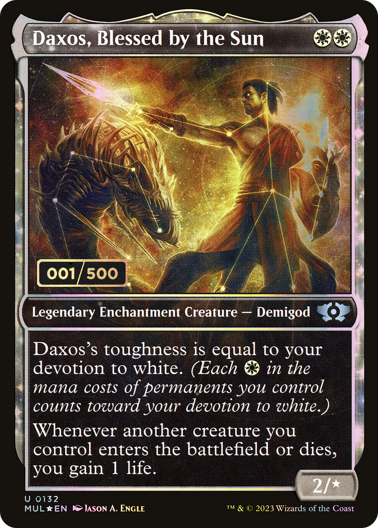 Daxos, Blessed by the Sun (MUL-132Z) (Showcase) (Foil) (Serialized)